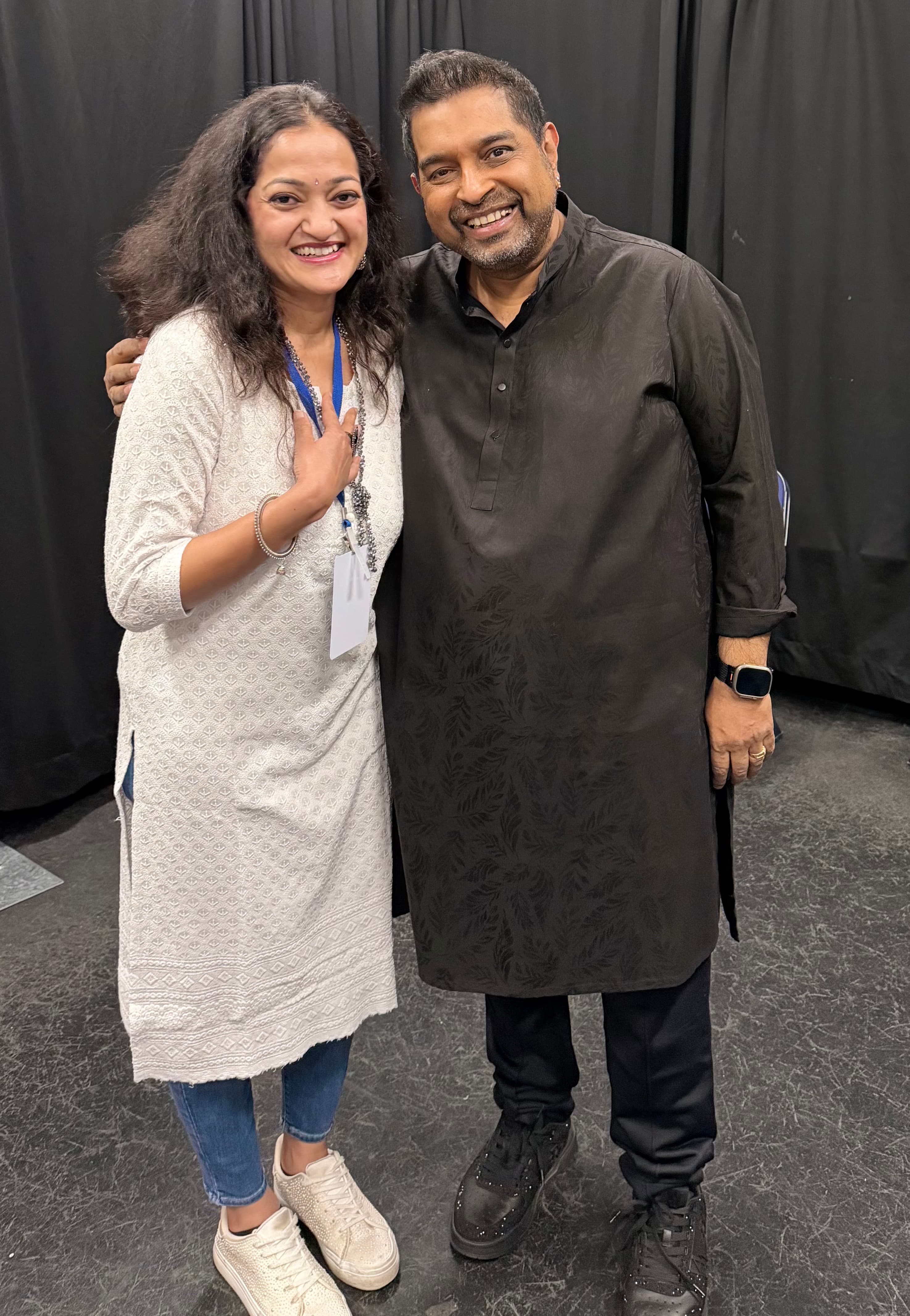 With Shankar Mahadevan